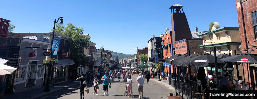 Historic Park City walkway