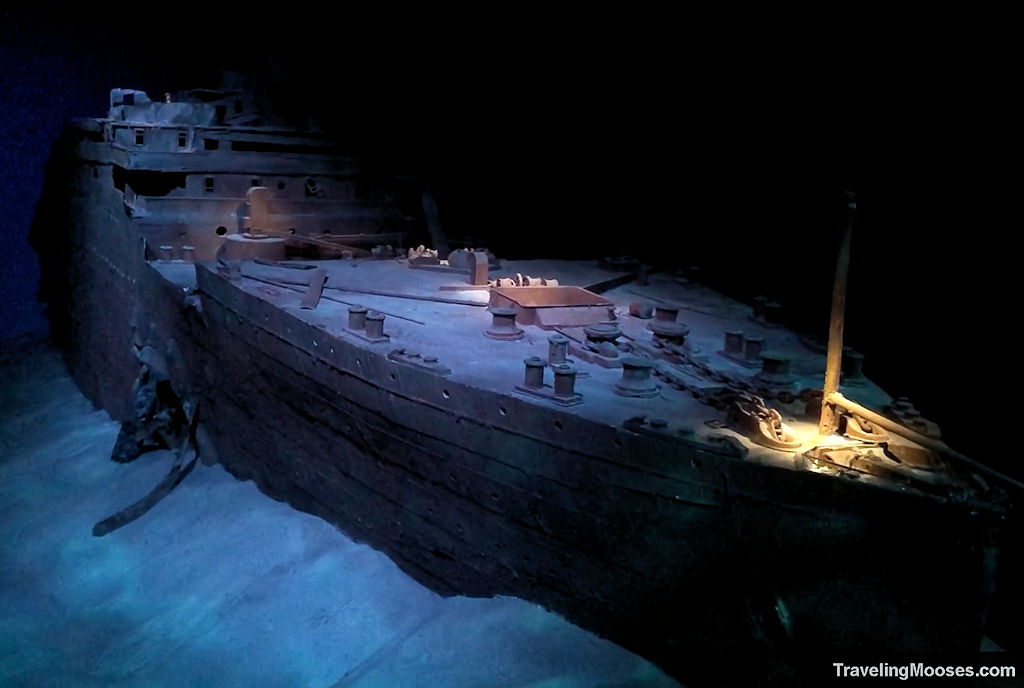 Titanic underwater exhibit recreation