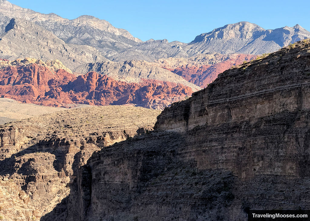 Red Rock Canyon from Fossil Canyon beautiful red sandstone rocks
