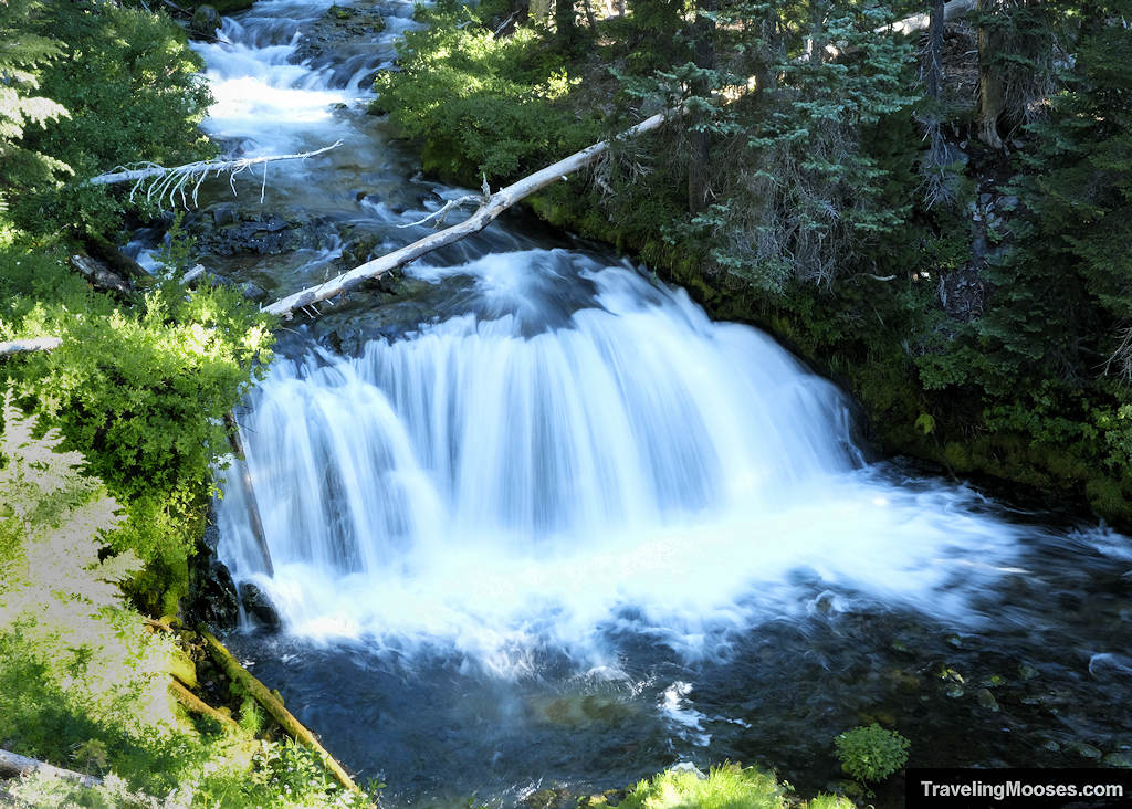 Cascading waterfall