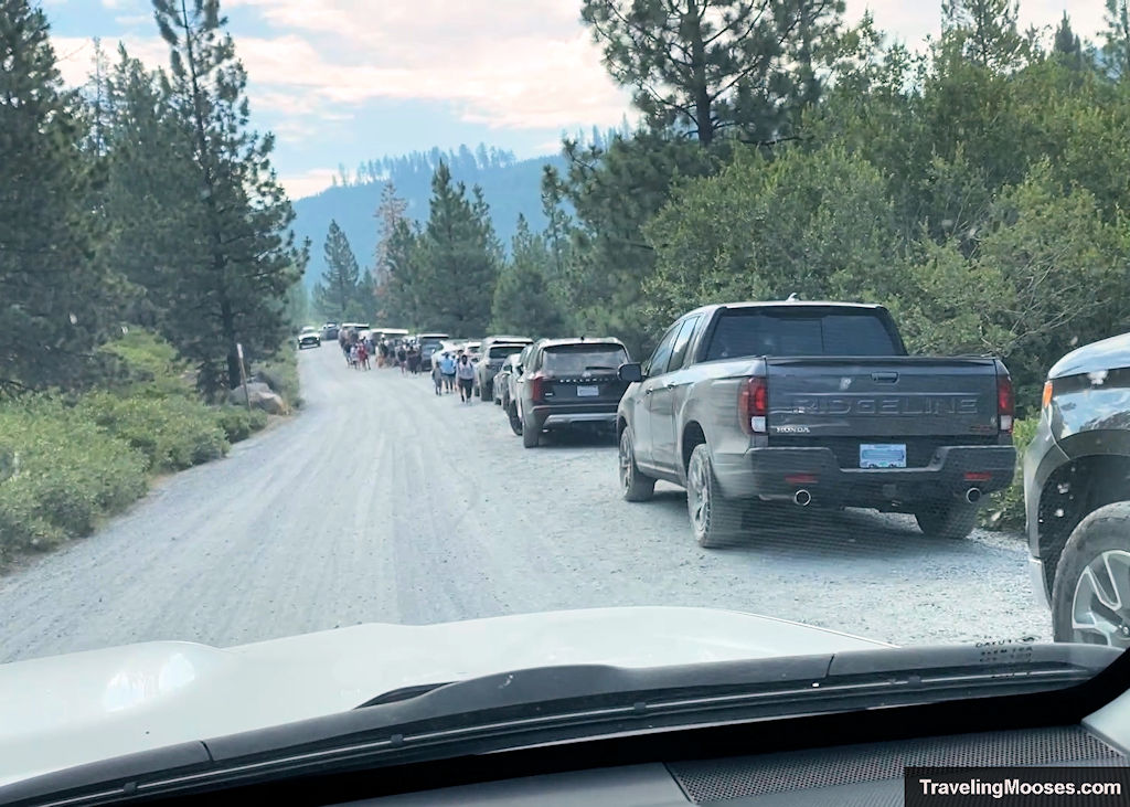 Tumalo Falls Gravel Road Parking