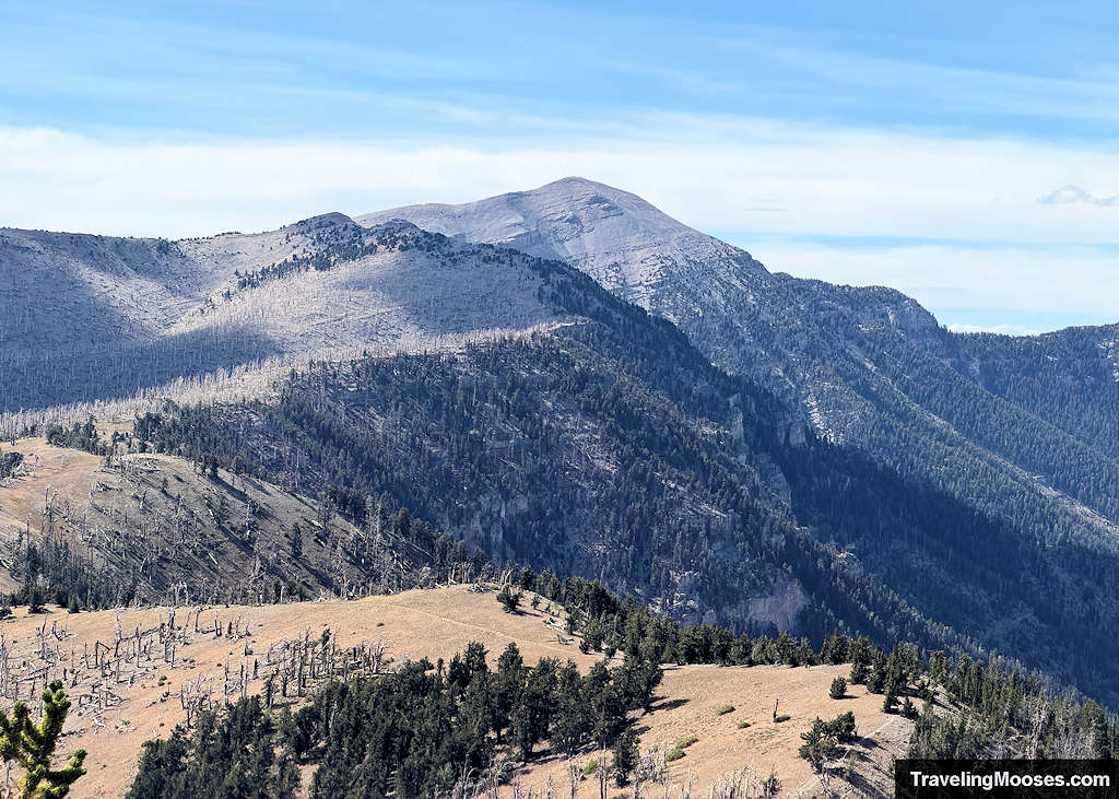 Charleston Peak rising from the Spring Mountains
