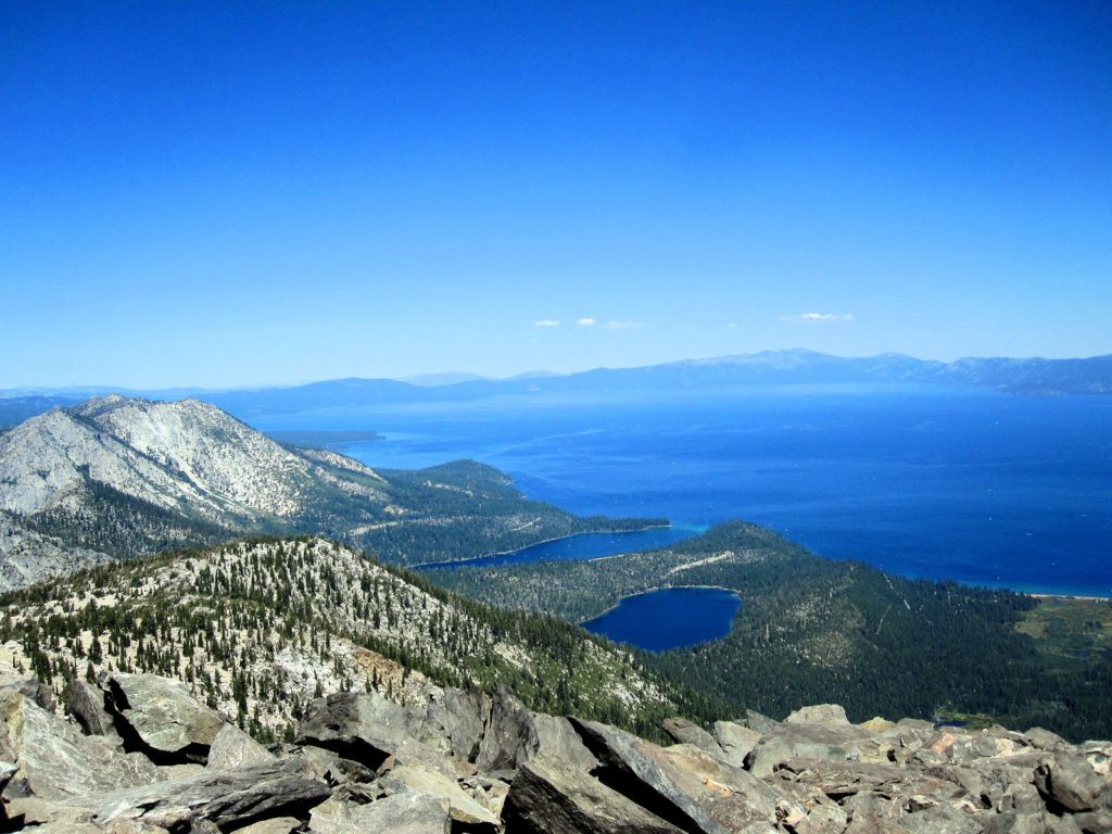 Lake Tahoe from Mt Tallac Summit