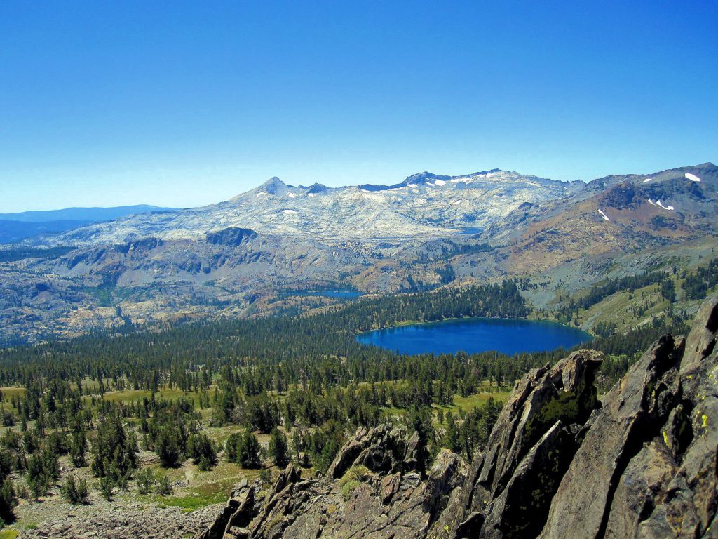 View from Mt Tallac