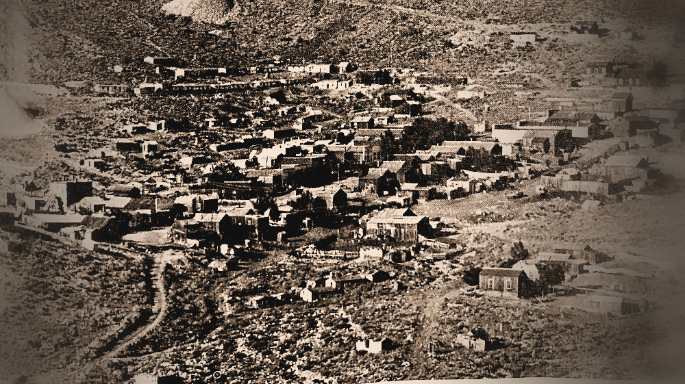 Delamar Mining Town - An old mining town taken in the the 1890s.