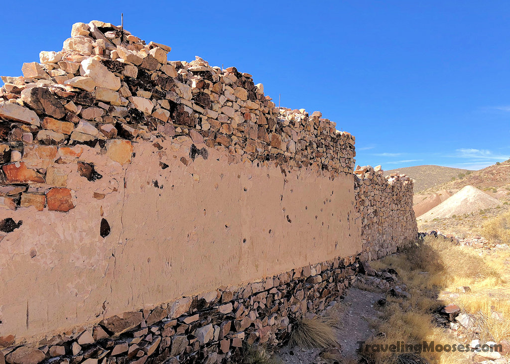 Crumbling stone wall