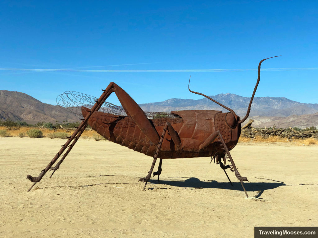 Grasshopper sculpture at Borrego Springs