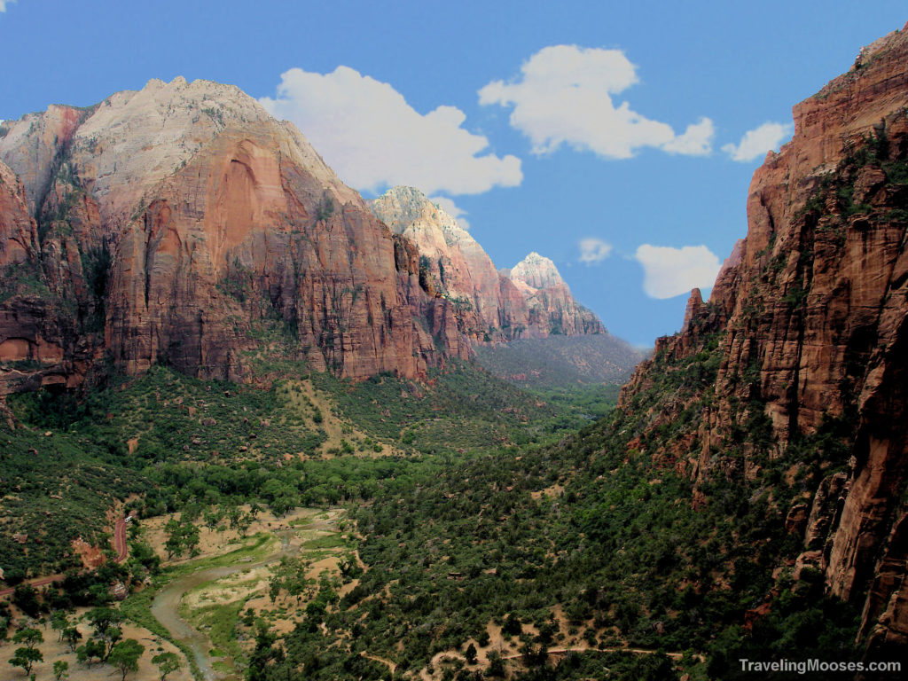 Zion National Park from Angel's landing trail