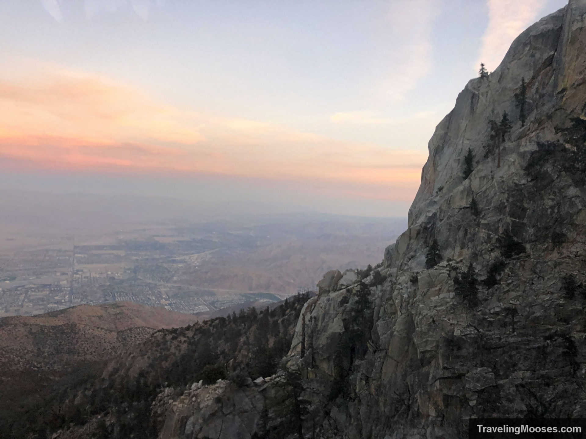 San Jacinto tram view