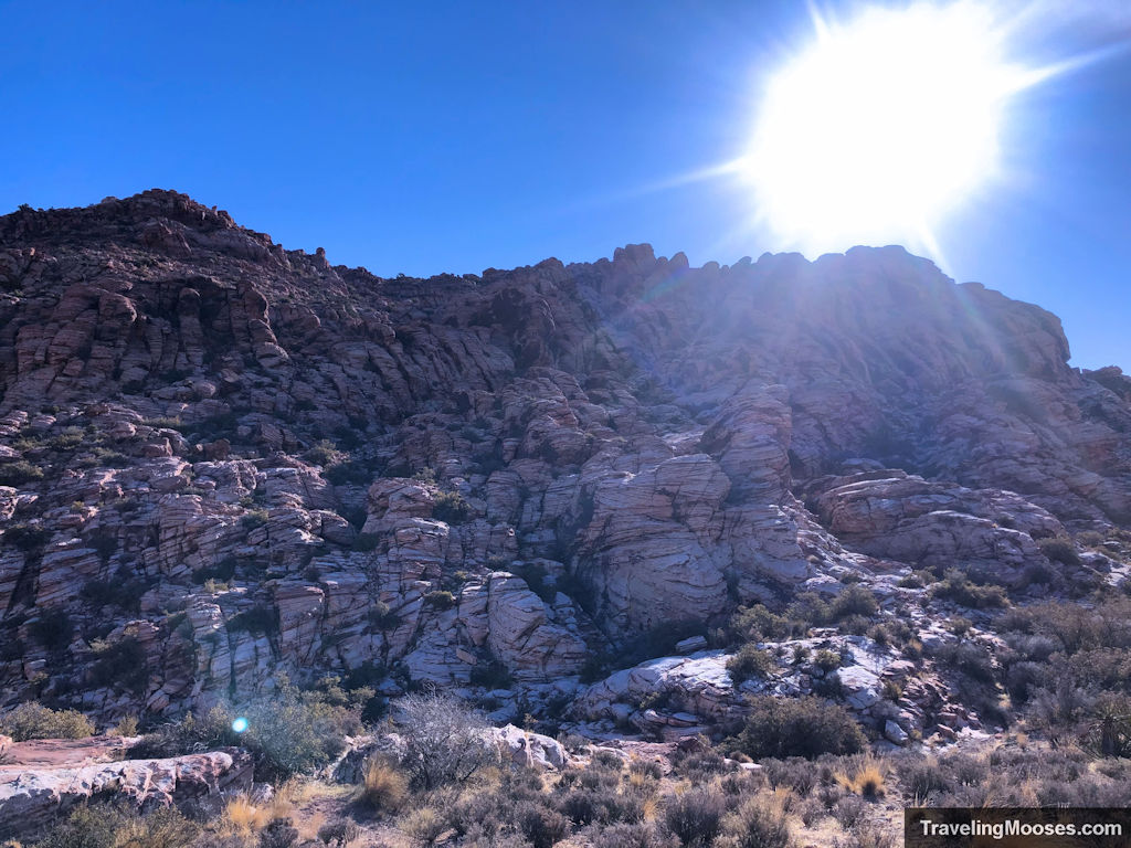 Rock formations on kraft mountain loop trail