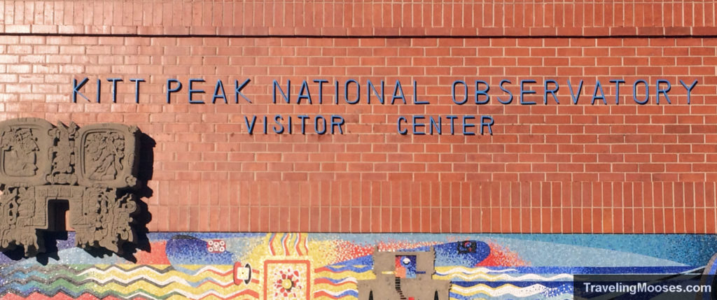 Kitt Peak National Observatory Visitor Center welcome sign