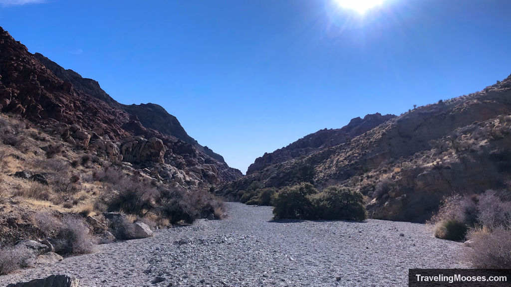 Wash along kraft mountain trail