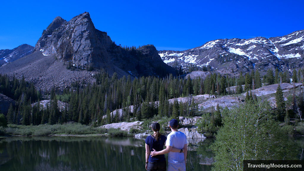 The Mooses overlooking Lake Blanche and Sundial Peak