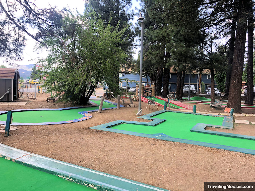 Various holes at Miniature Golf course