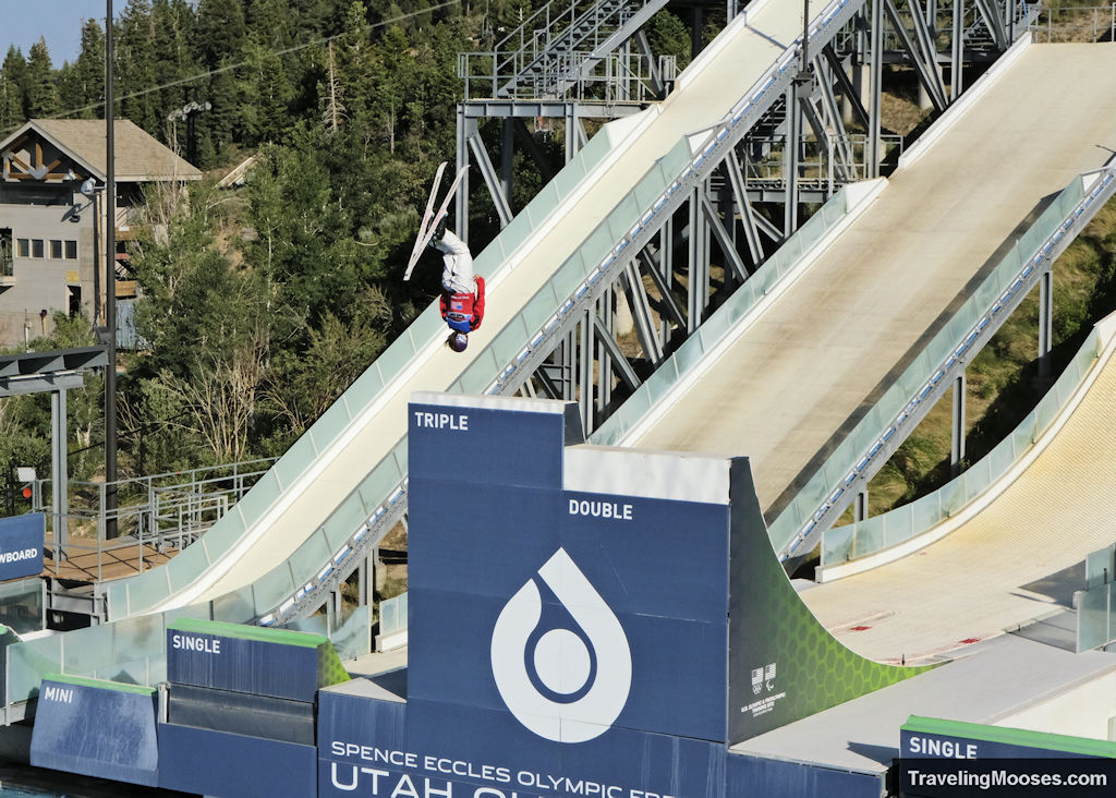 Practice Ski Jump at Utah Olympic Park
