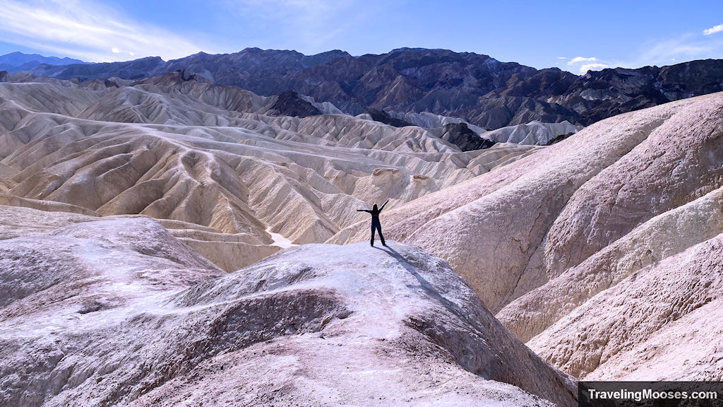 Zabriskie Point in Death Valley