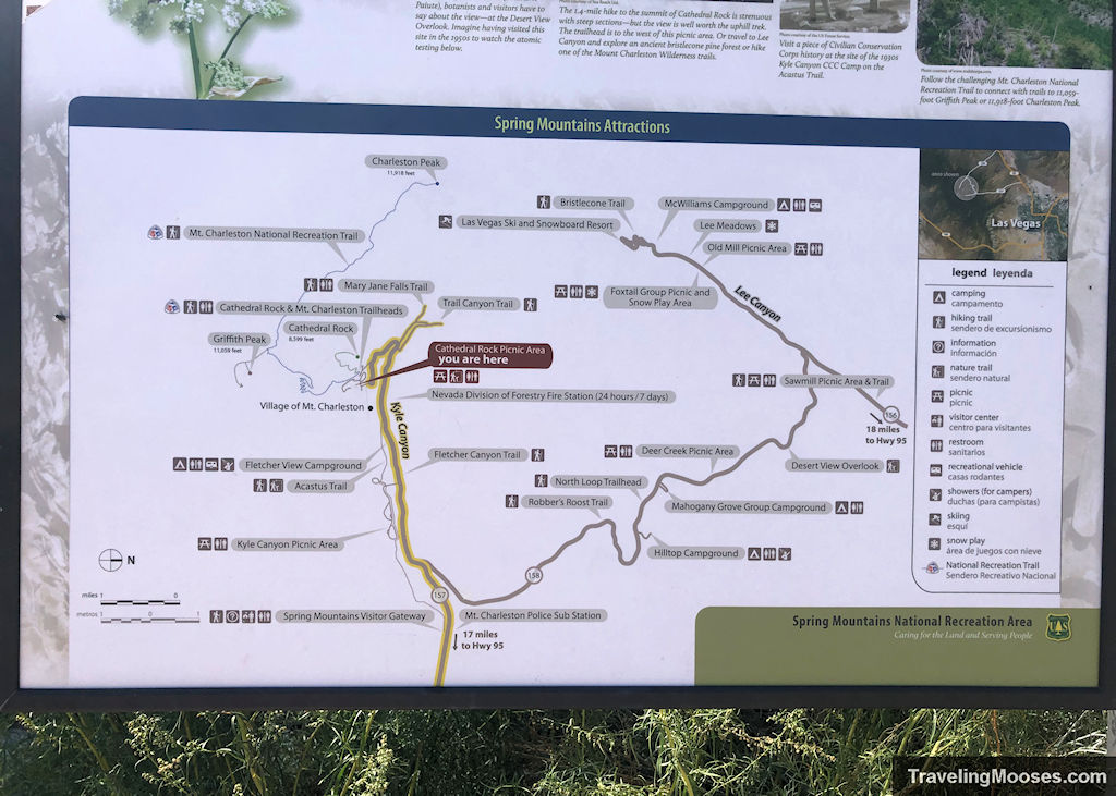 Cathedral Rock Trail Map