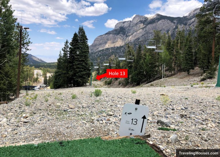 Lee Canyon Disc Golf Mt. Charleston, NV Traveling Mooses