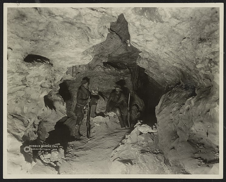 Robber Baron's Cave, 1923, Texas