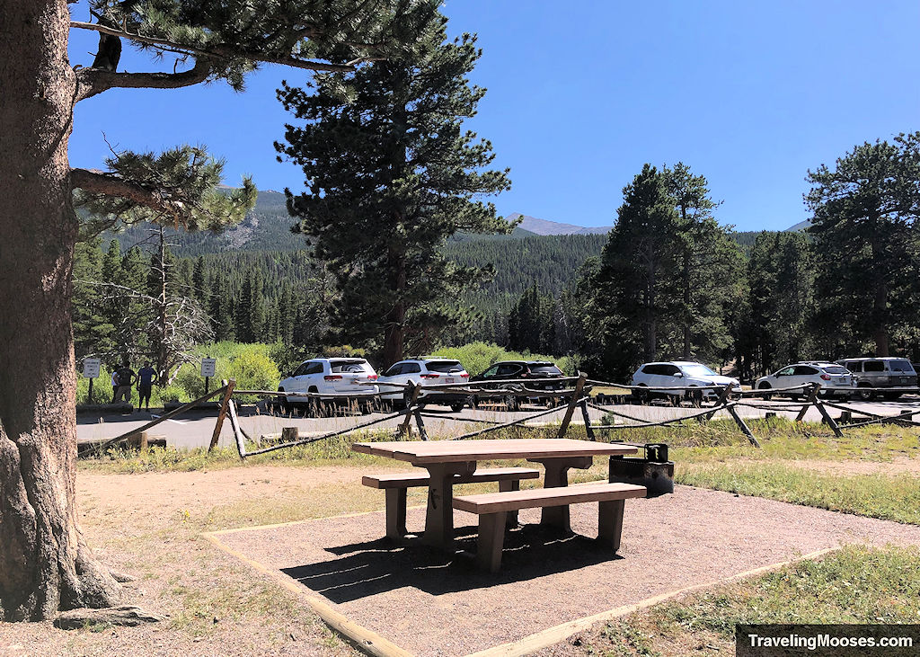 Sprague Lake Parking Lot RMNP Colorado