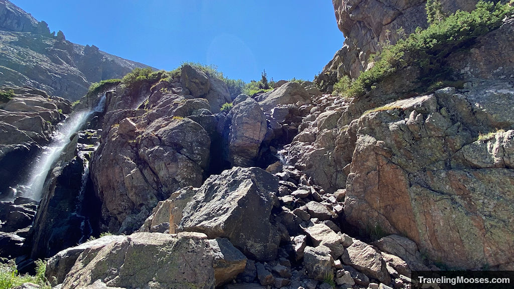 Timberline Falls trail - keep to the right