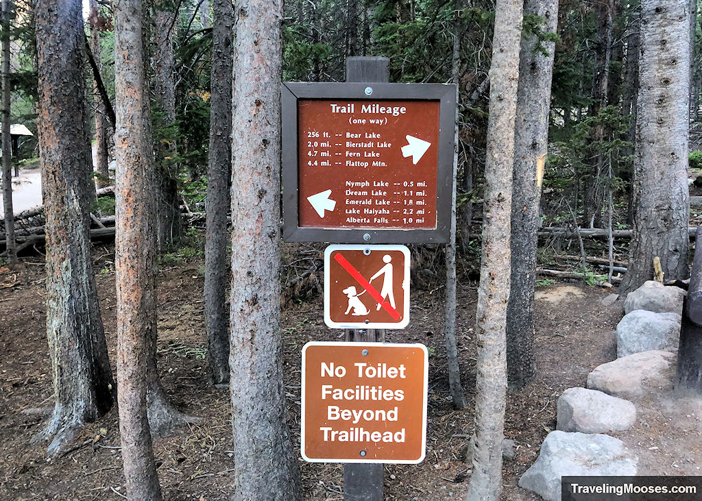 Bear Lake Trail Signage