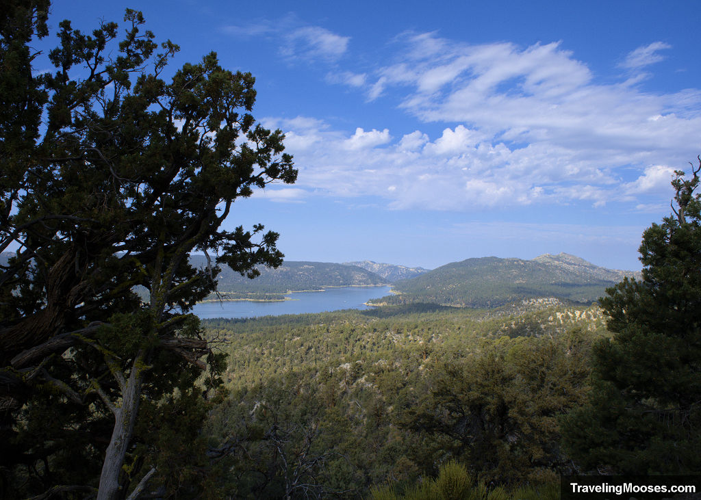 Big Bear Lake seen from Cougar Crest Trail