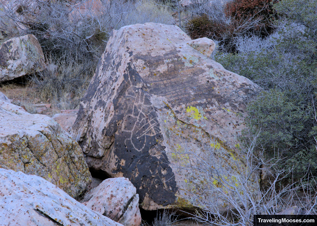 Petroglyphs at Red Springs Boardwalk Nevada