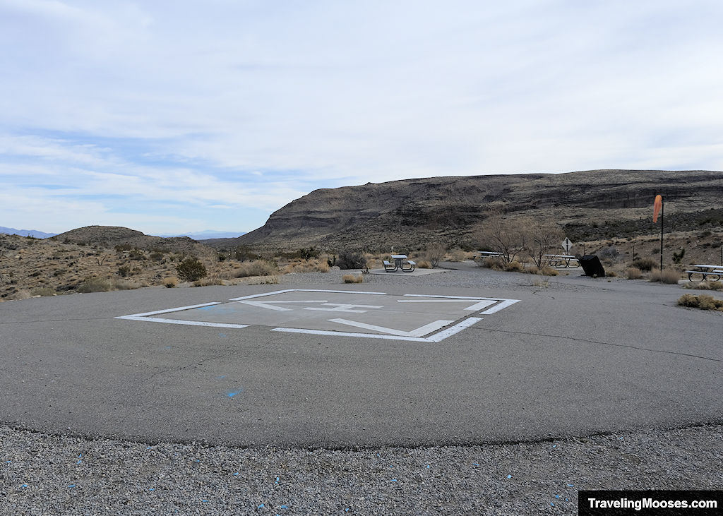 Helicopter Landing Pad at Red Rock Canyon Overlook