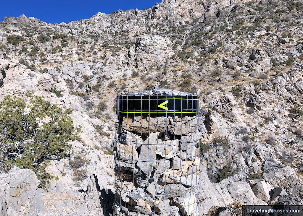 Large Trailmarker along Turtlehead Peak Trail