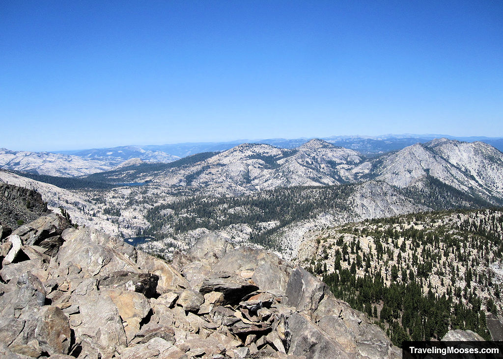 South Eastern view from summit of Mount Tallac