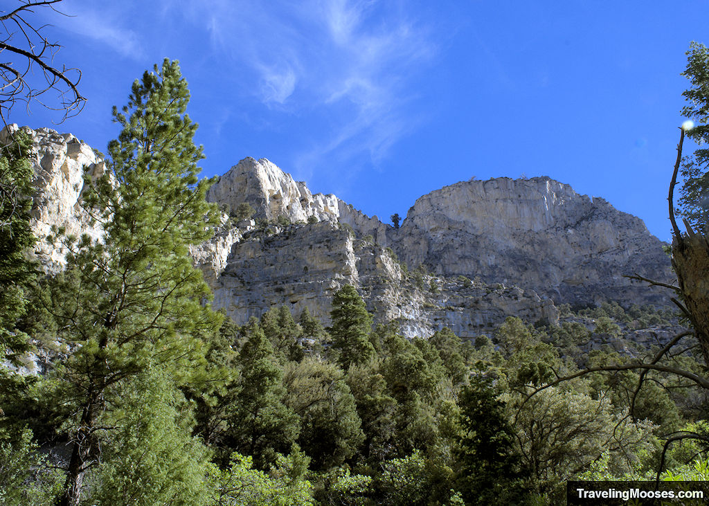 Mountain walls along Fletcher Canyon Trail