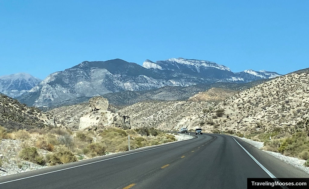 NV-157 heading towards Fletcher Canyon