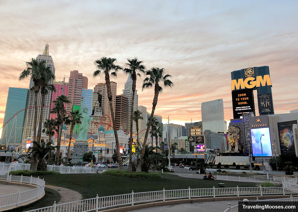 Skyline of New York New York and MGM