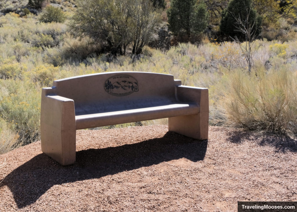 Bench along Pack Rat Route Trail