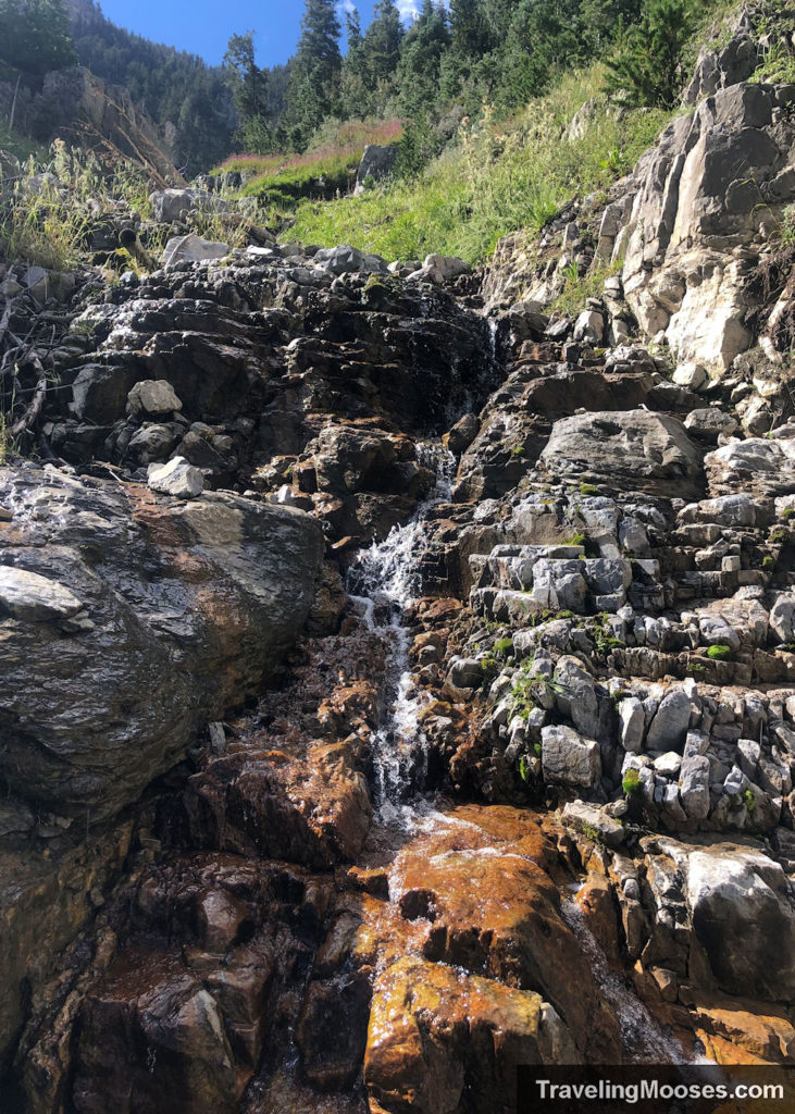 Waterfall along Echo Overlook South Loop Trail