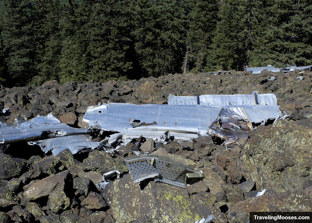 B-24 Bomber plane crash wreckage Humphreys Peak 11300 feet
