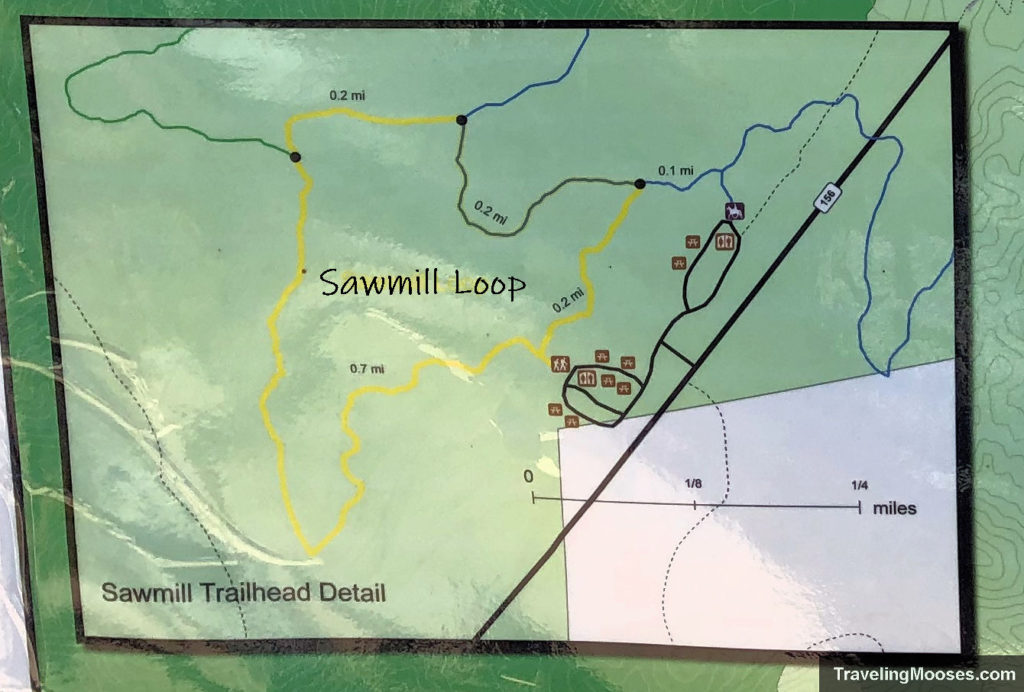 Sawmill Loop Trail Detail Map