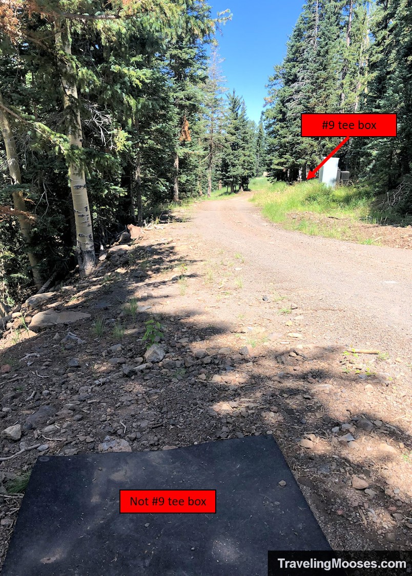 A mountain service road on agassiz peak