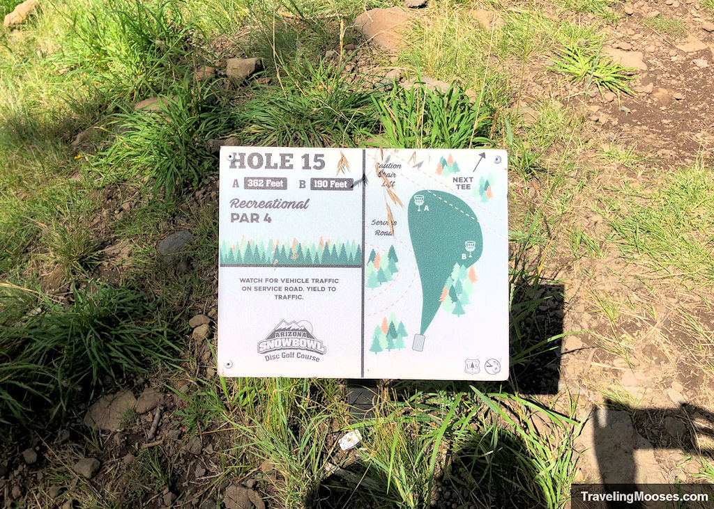 Hole # 15 signage 