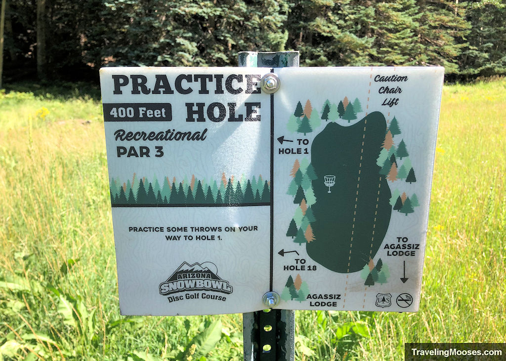 Practice hole