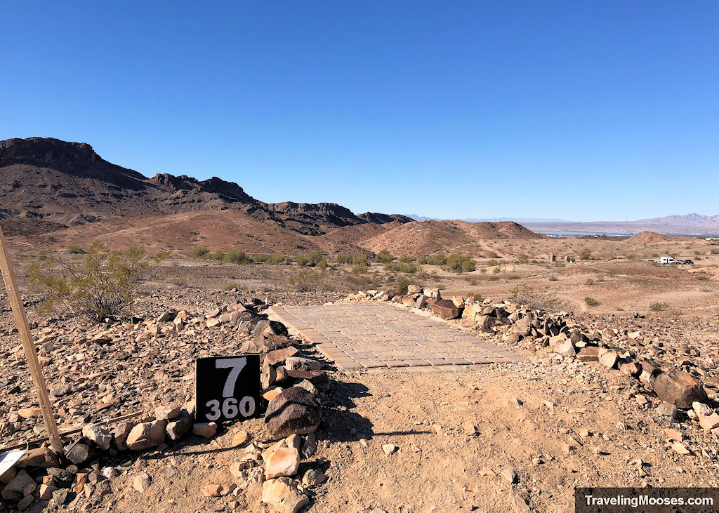 Teebox 7 at Sara Park Lake Havasu Disc Golf