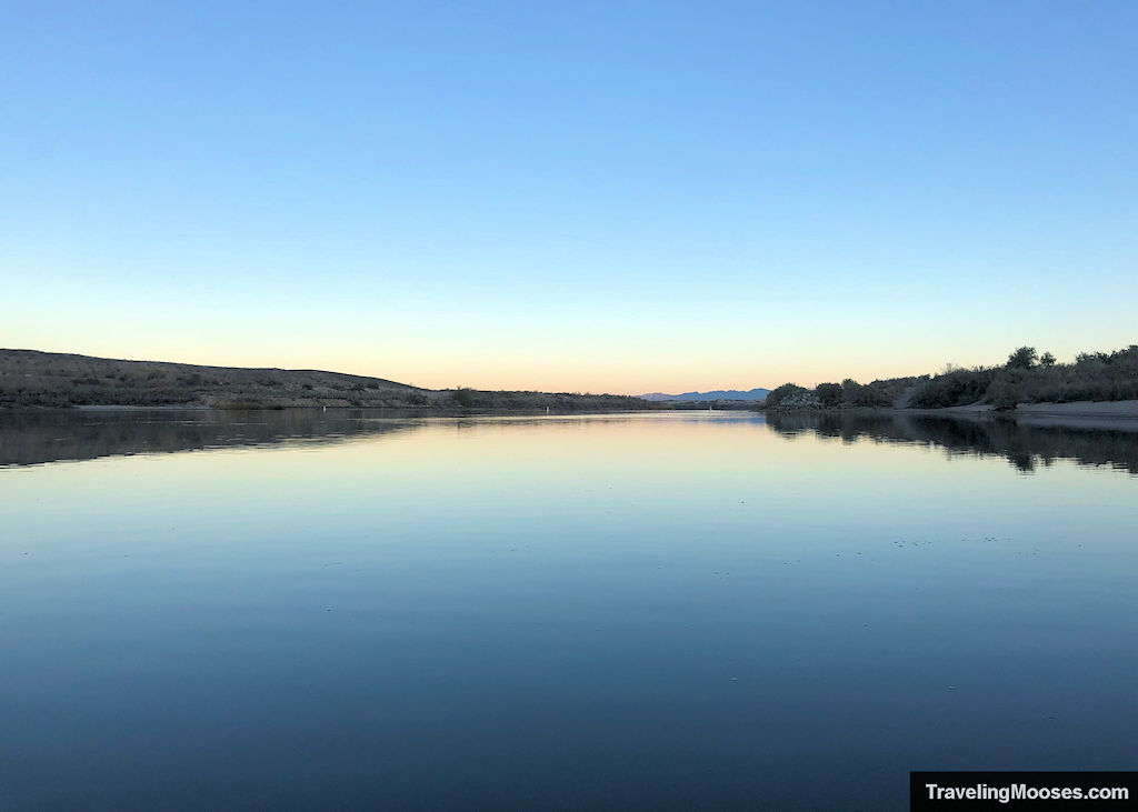 water like glass on colorado river