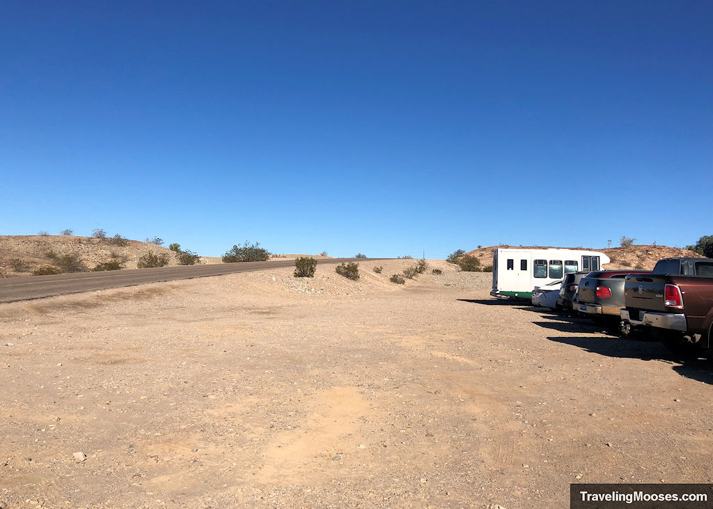 Parking lot at Sara Park Disc Golf