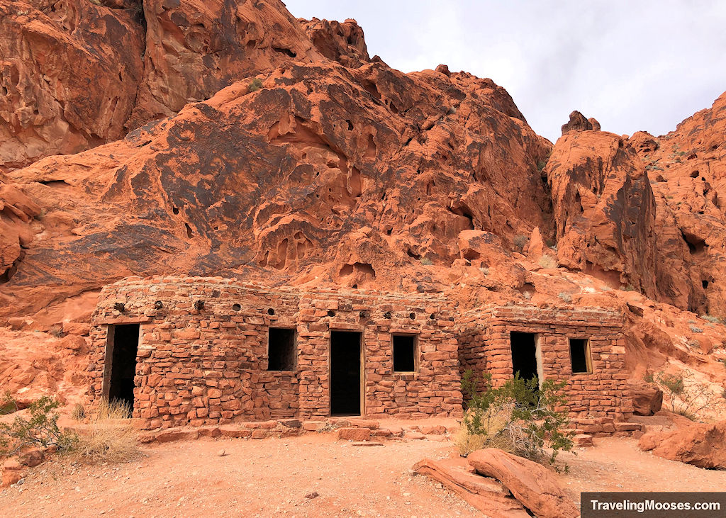 View of Cabins made from stone