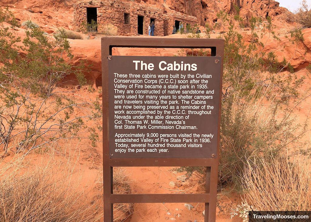Information board aboud The Cabins