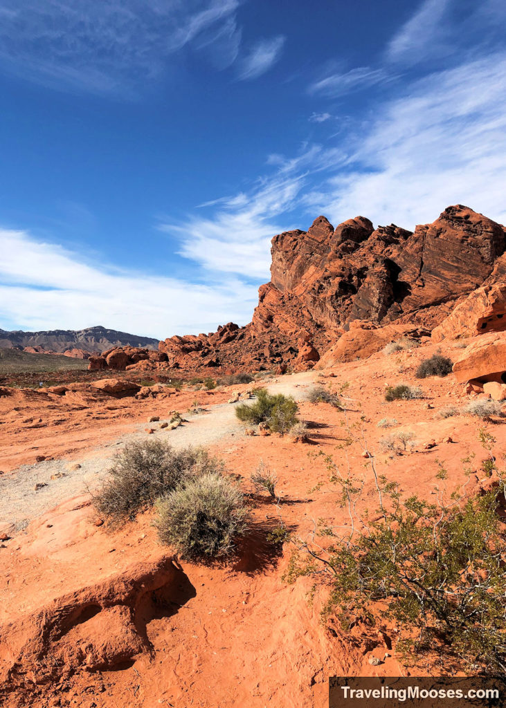 Trail to Balancing Rock Valley of Fire