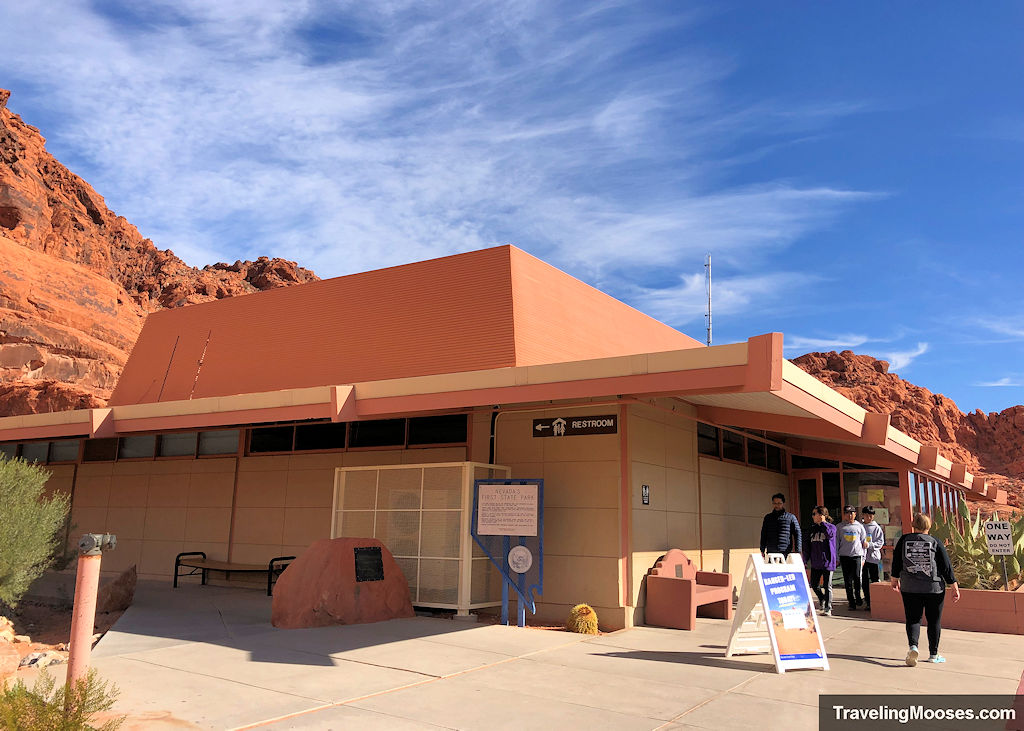 Visitor Center building at the Valley of Fire