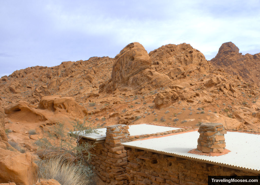 View from behind the Cabins Valley of Fire