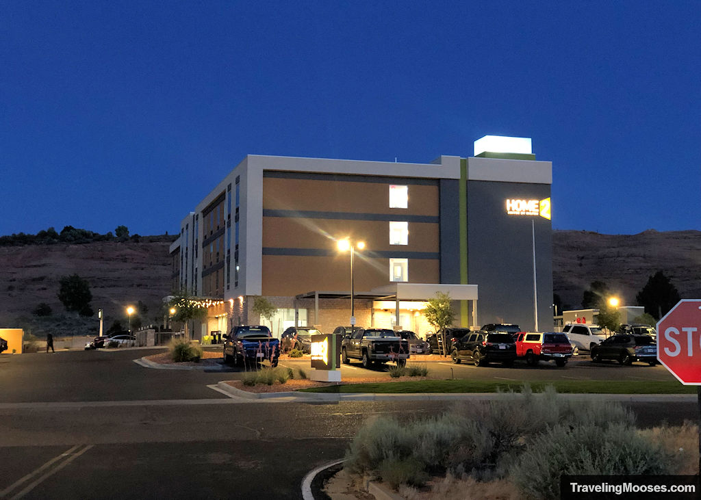 Exterior view of the Home 2 Suites hotel in Page Arizona